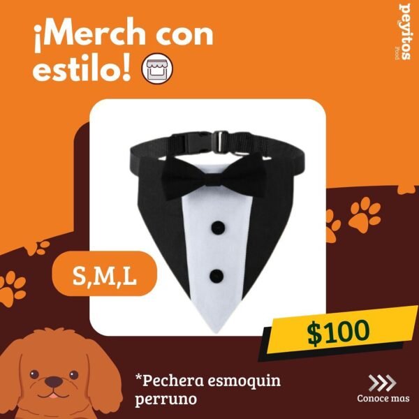 Peyitos_Merch_Pechera_Esmoquin_1 Pechera Esmoquin Perruno
